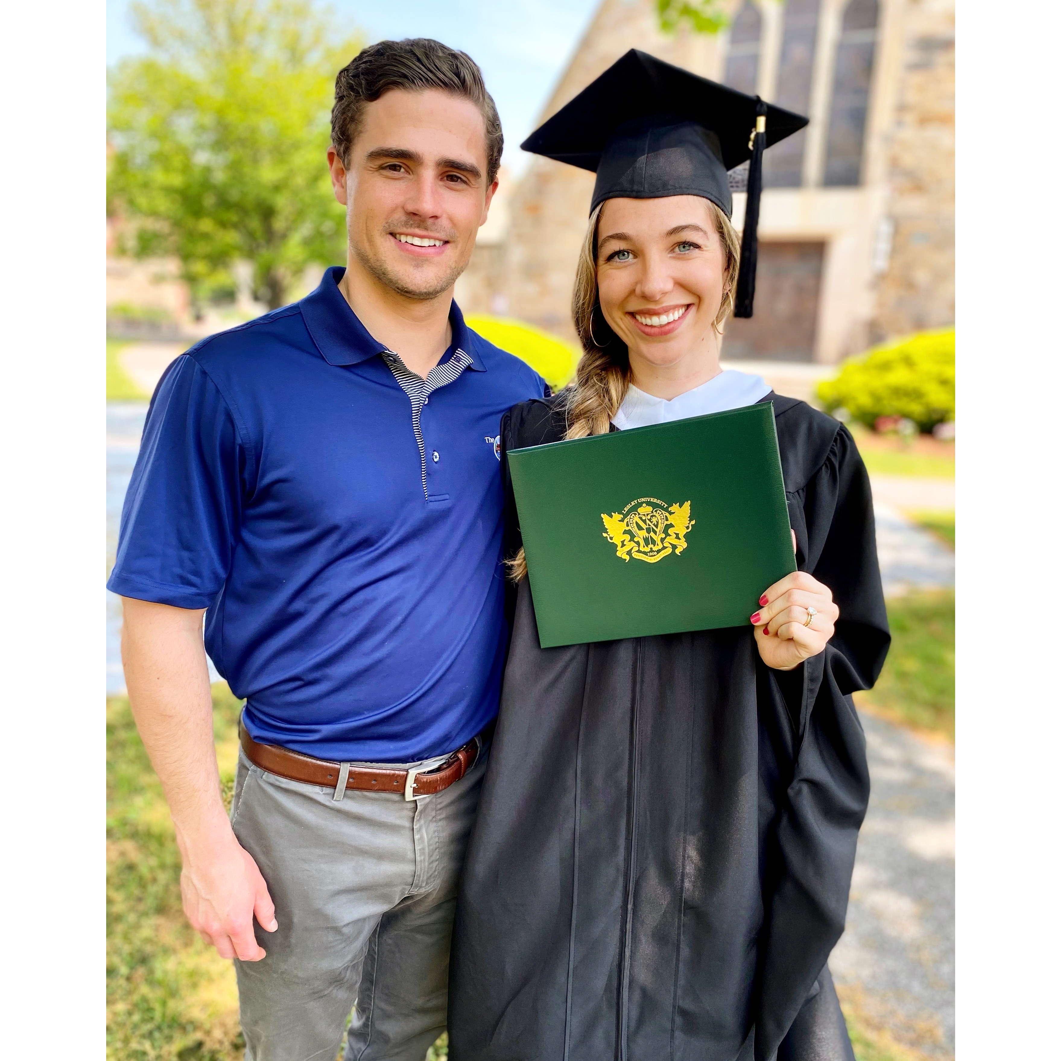 Allison's graduation from Lesley University!