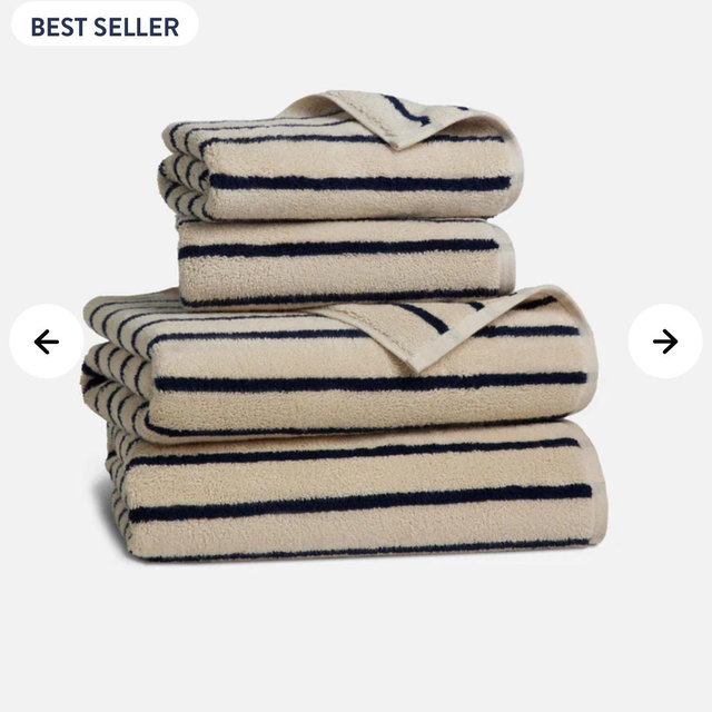 Super-Plush Turkish Cotton Bath Towel Bundle Midnight Navy