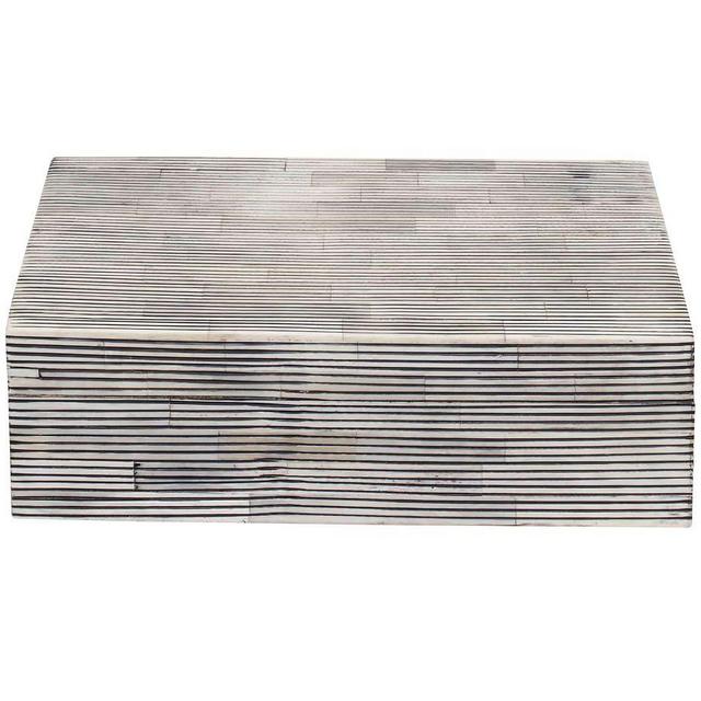 Delaney Black/White Decorative Box, Large