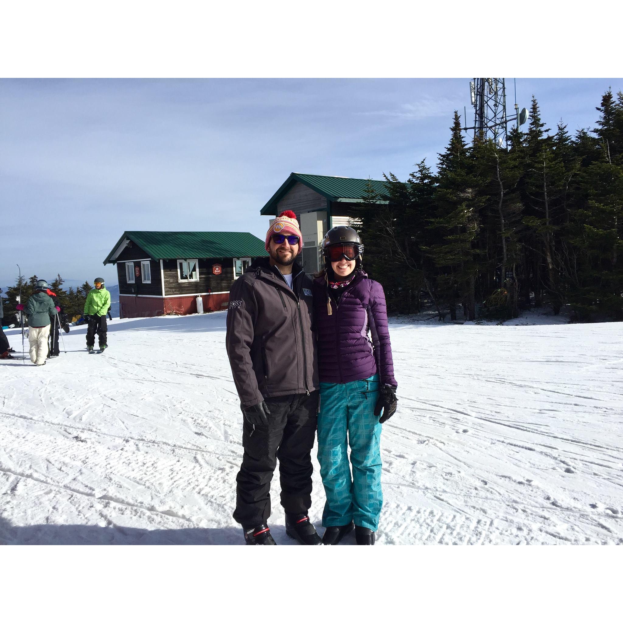First time skiing @ Stratton Mt, Vermont