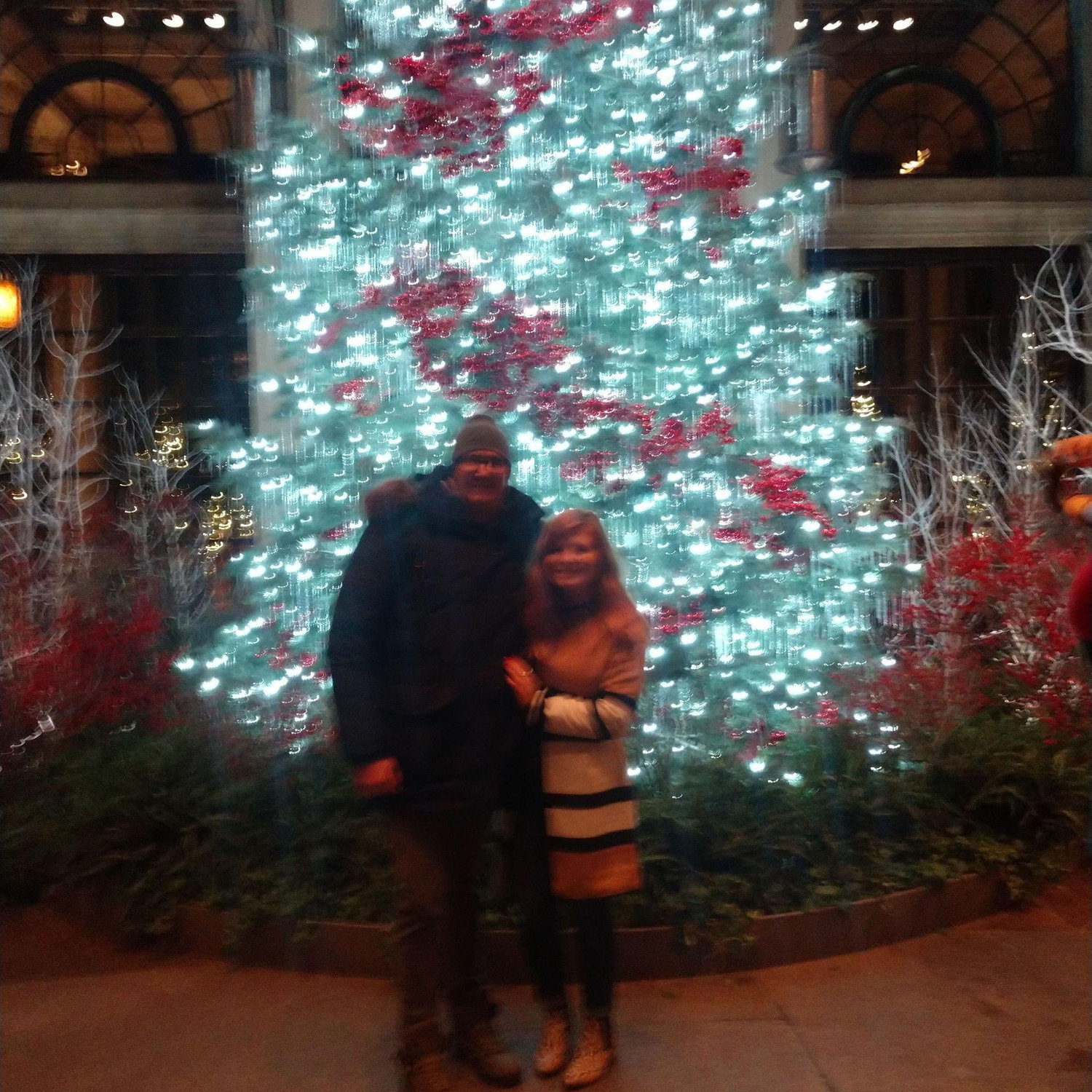 First Christmas together at Longwood Gardens- December 2018
