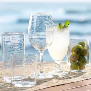 PB Classic Acrylic Double Old Fashion Glasses, Set Of 6