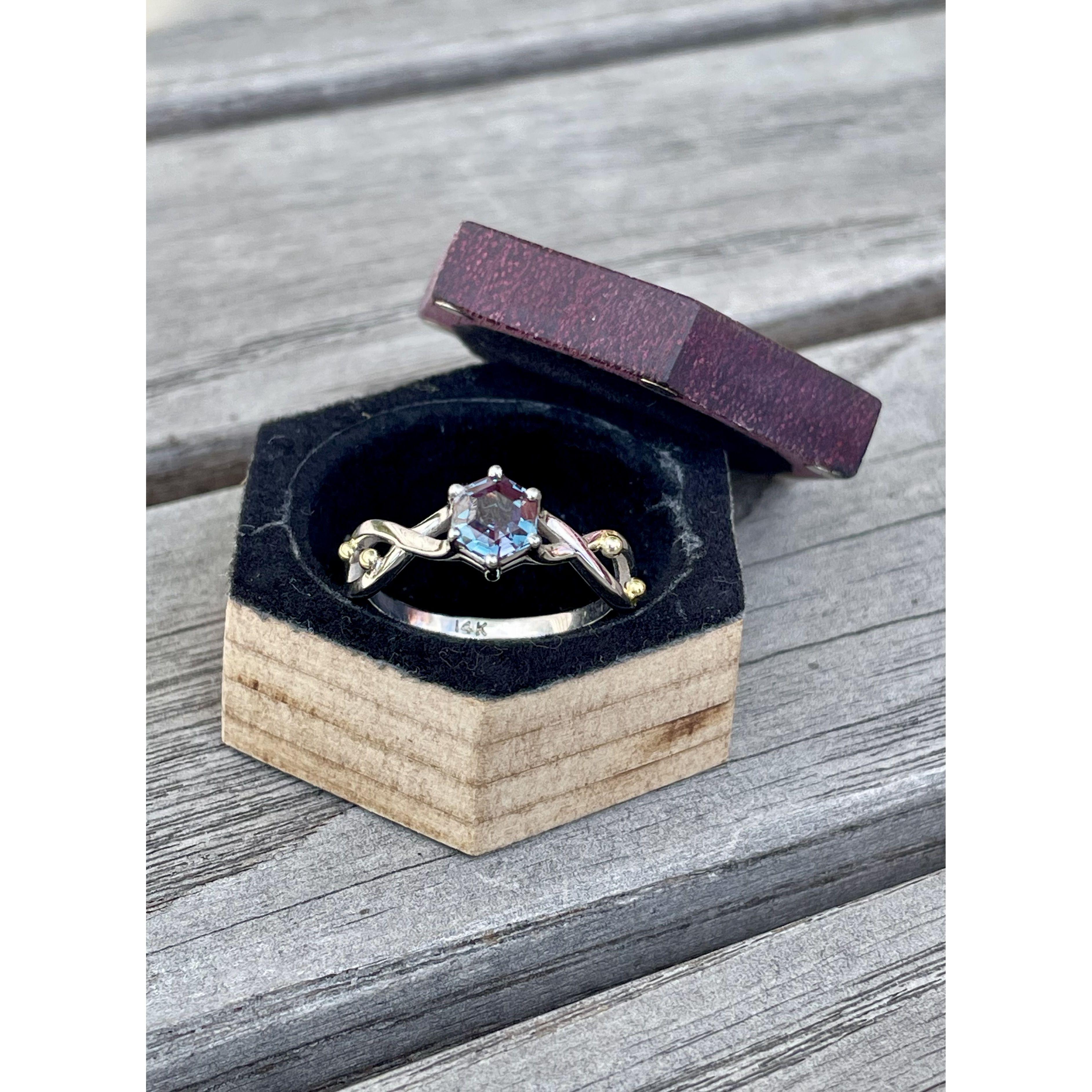 The ring in the box that Will made!