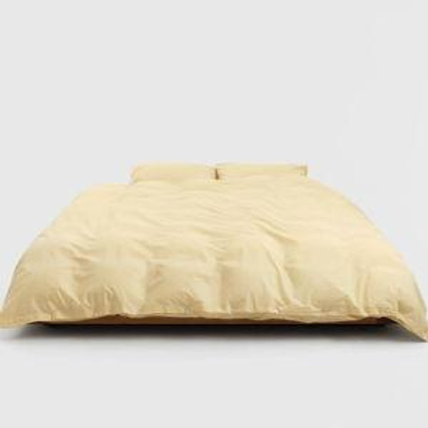 Percale duvet cover – Shaded Yellow - Full / Queen