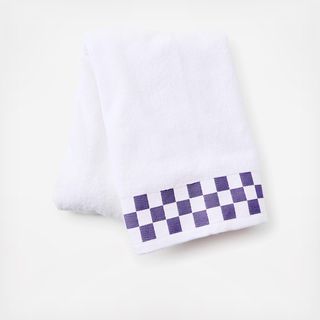Check Border Cotton Bath Towel