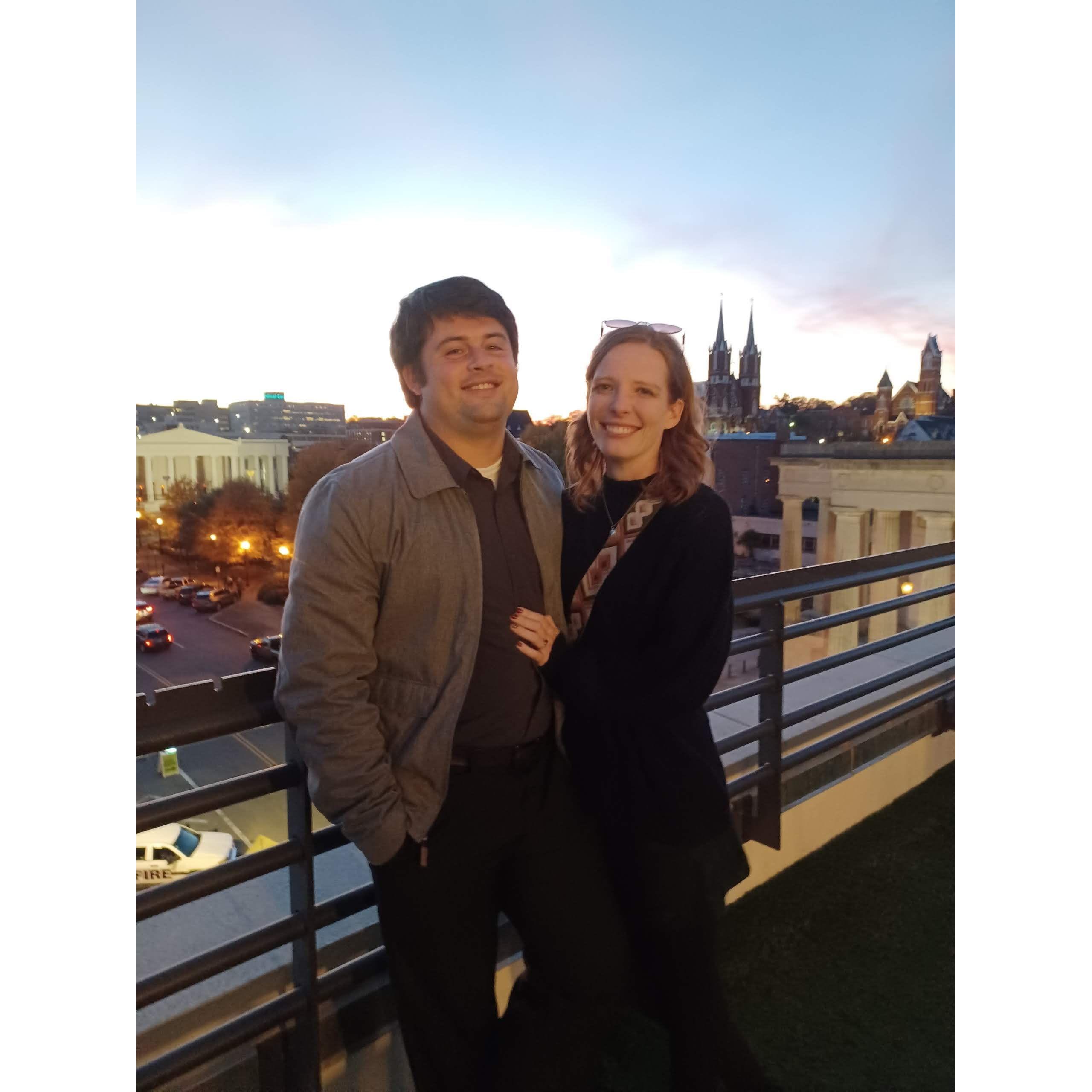 Celebrating Caitlin's graduation