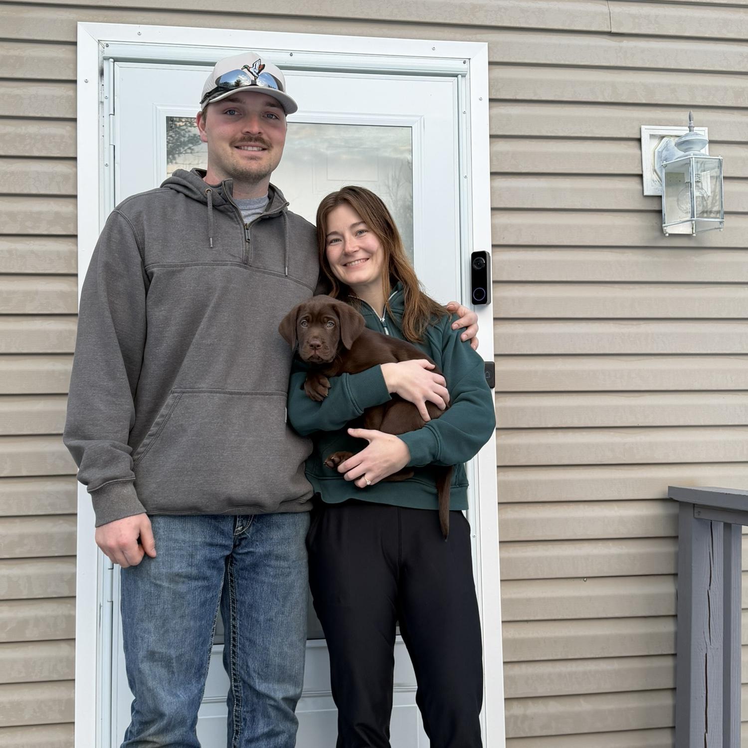First family picture at our house!