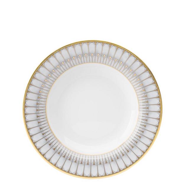 Deshoulieres Arcade Gris Rim Soup Bowl