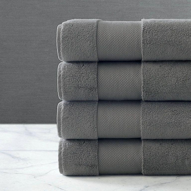 Frontgate Resort Collection Bath Towels, Set of Four - Carbon