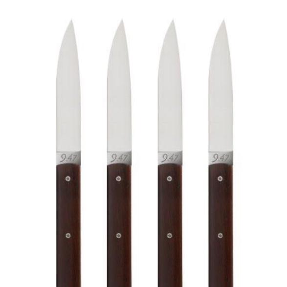 Steak knives - Macassar Ebony - Set of 4 - Atelier Perceval