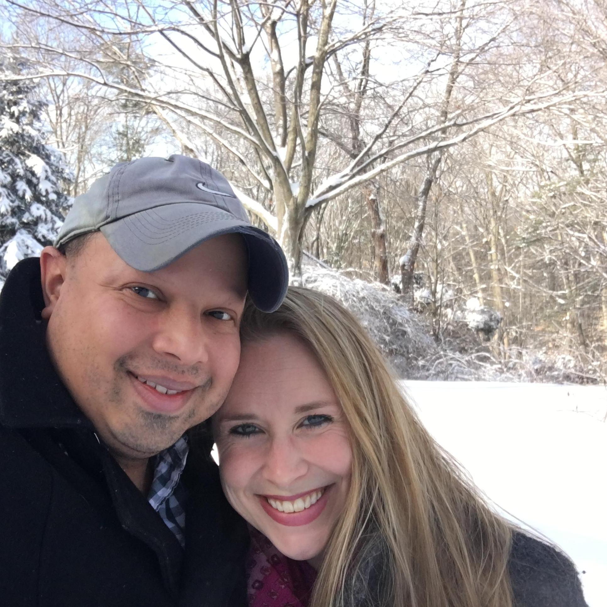 Snowy Christmas in Jess's hometown of Merrimac, MA (north of Boston)