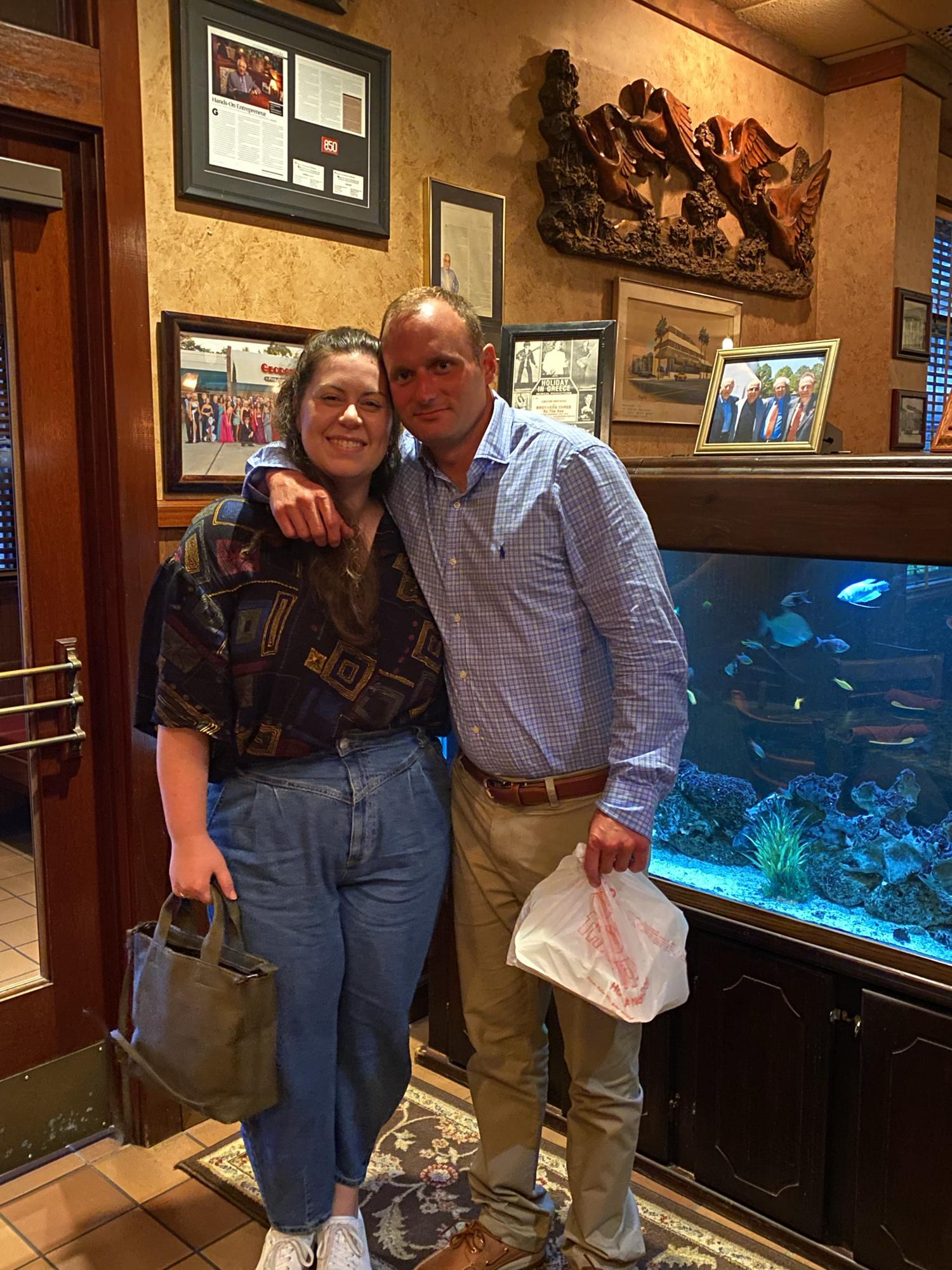 Our first photo and a slightly awkward date…if you know, you know.