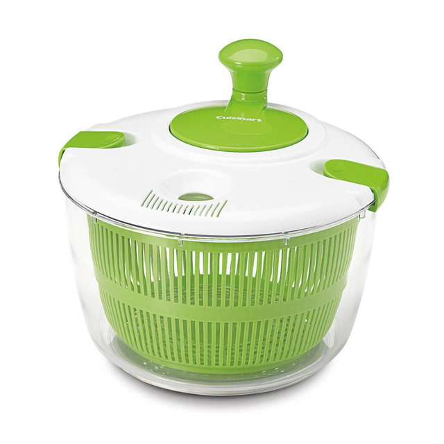 Cuisinart 3qt White and Green Salad Spinner - CTG-00-SSAS