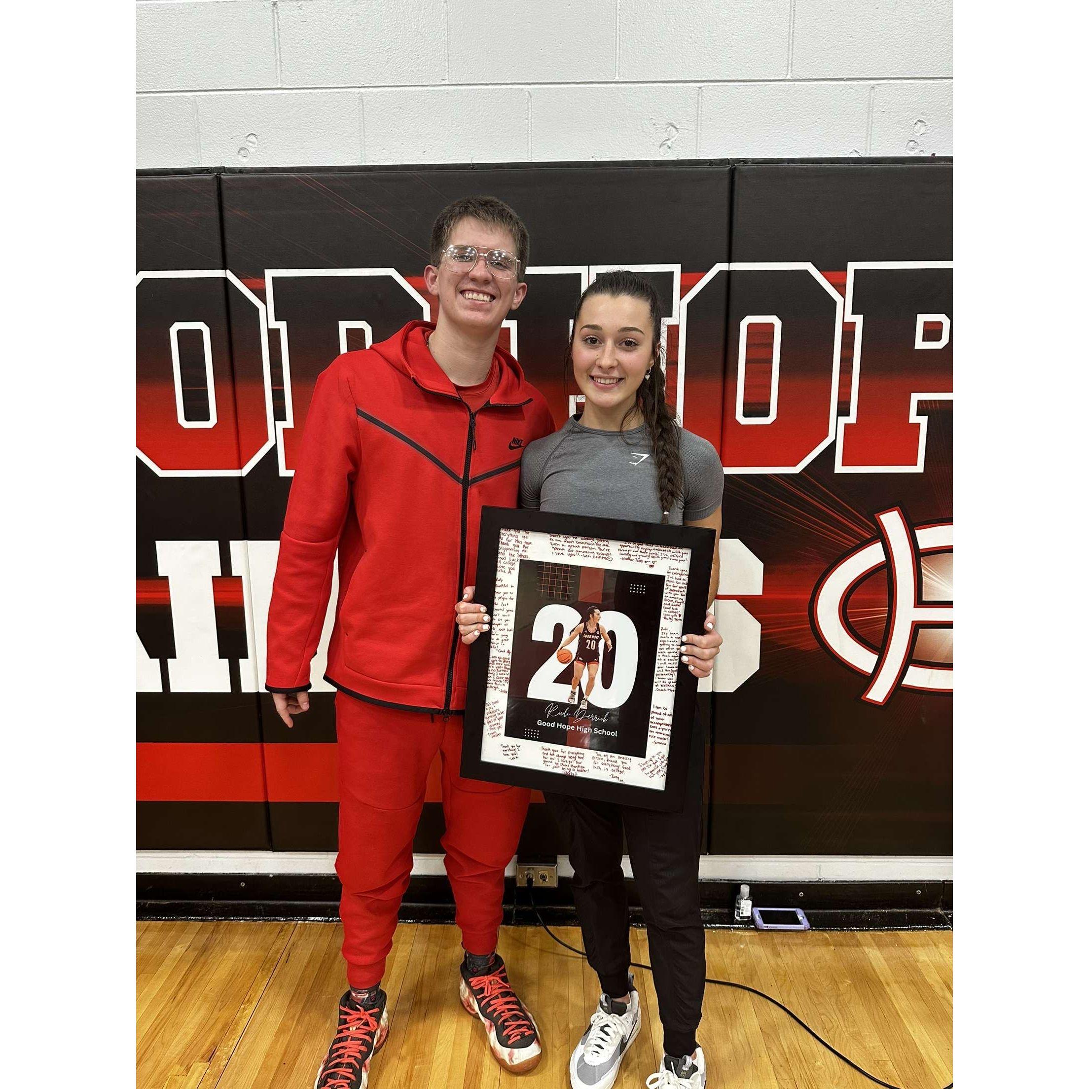 Rudi's Senior Night! February 1, 2023