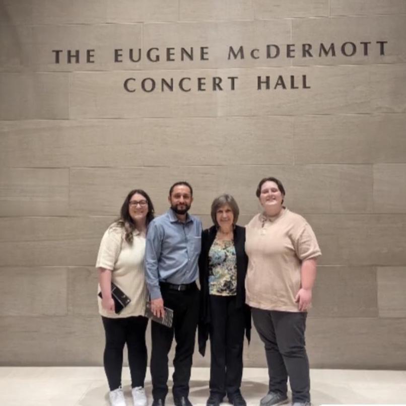 We love going to the Symphony with Carissa's great Grandma Barbara! On this night we went with Barbara, and Carissa's Dad. -Kelly