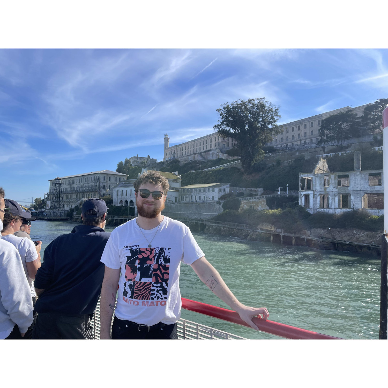 Mads saw two dolphins on this boat trip, and I didn't. She booked this last minute as a surprise and we both had such a great time