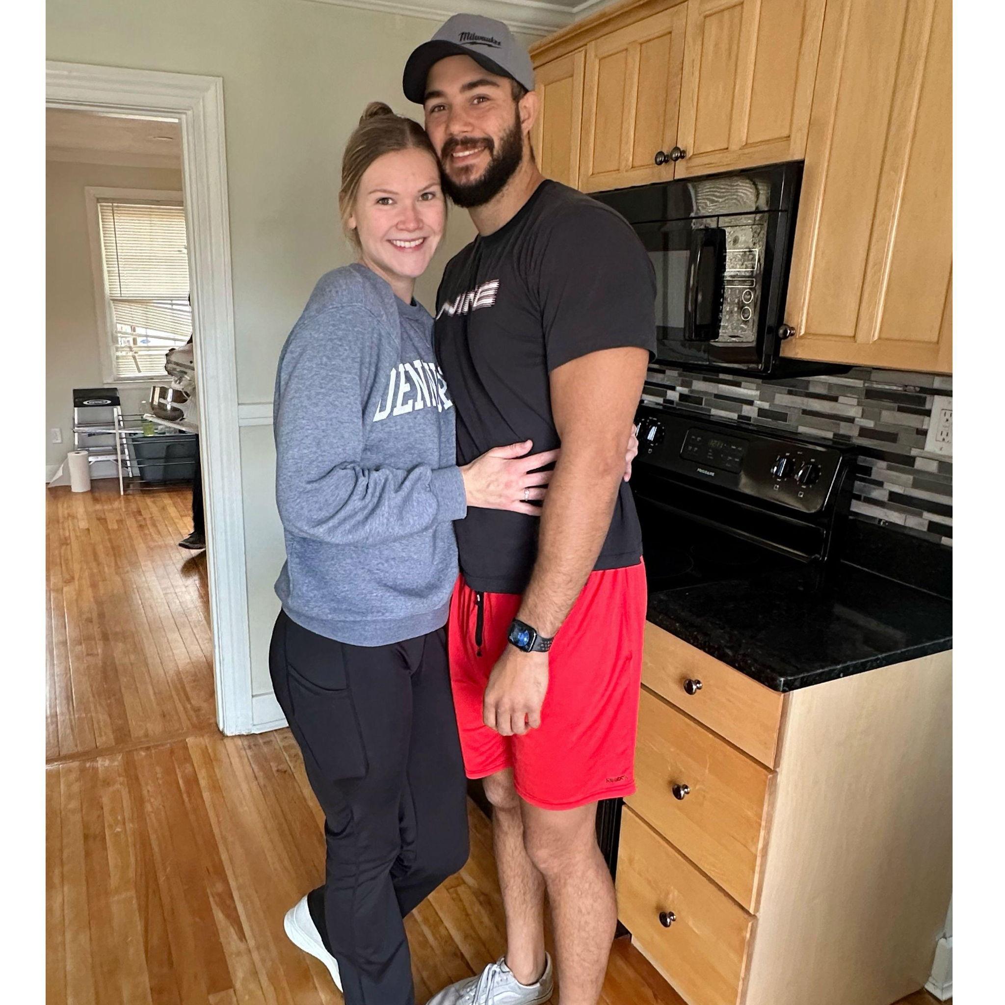 The first photo in our new home! -Cherry Valley, MA 11.2024