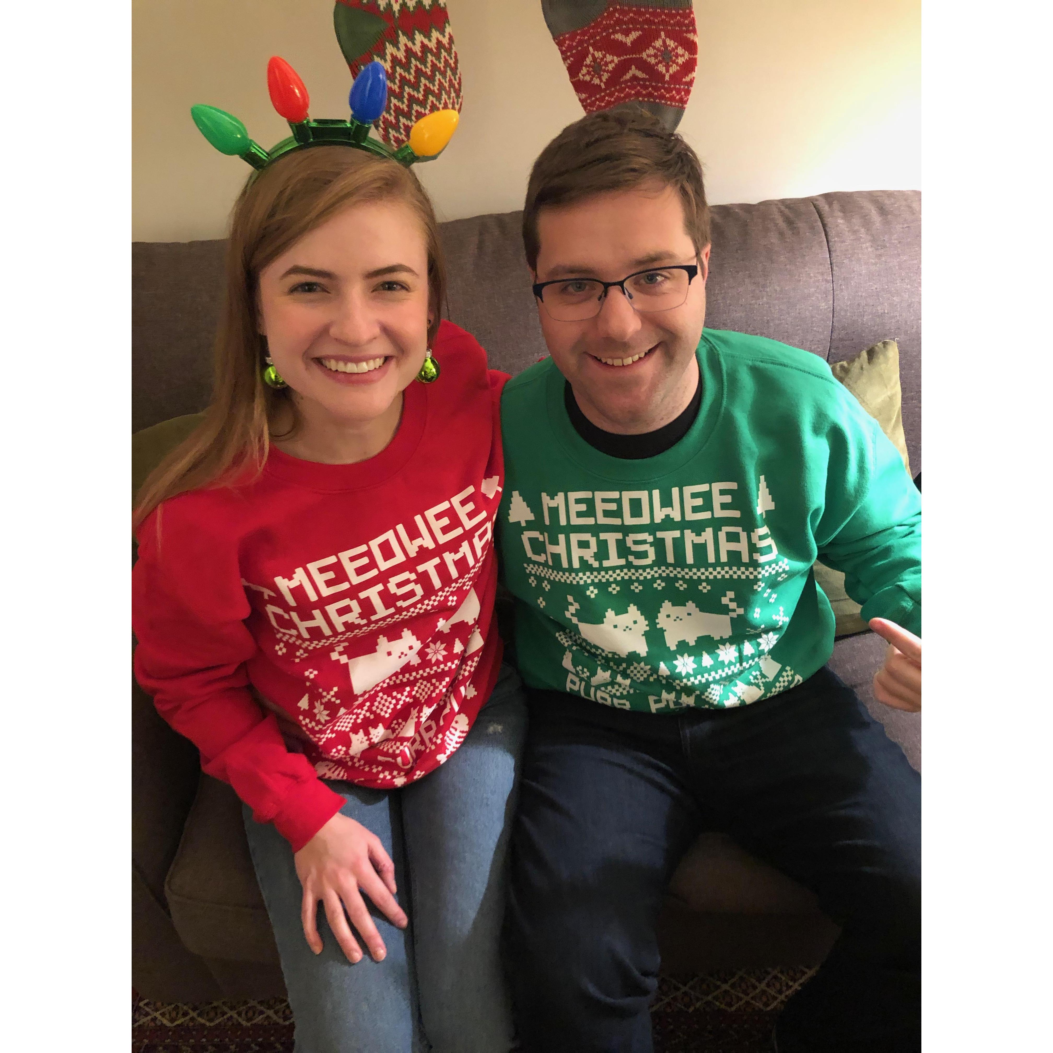 Eason and Dan became cat parents when they welcomed Inky and Callie into their lives, the fall of 2019!