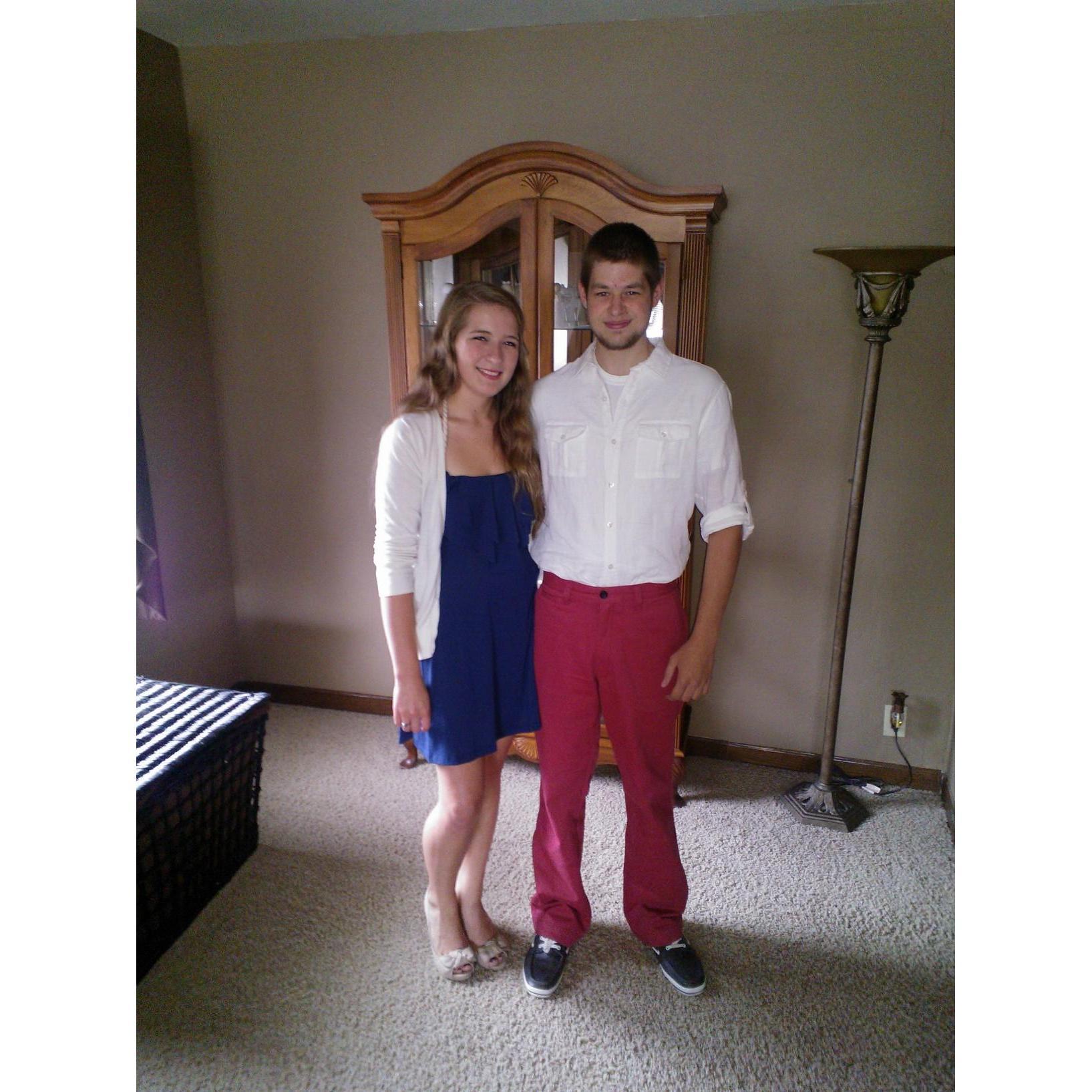 Our first picture together