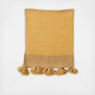 Recycled Cotton Tassel Throw