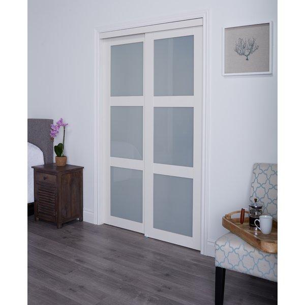 Baldarassario MDF 2 Panel Painted Sliding Interior Door