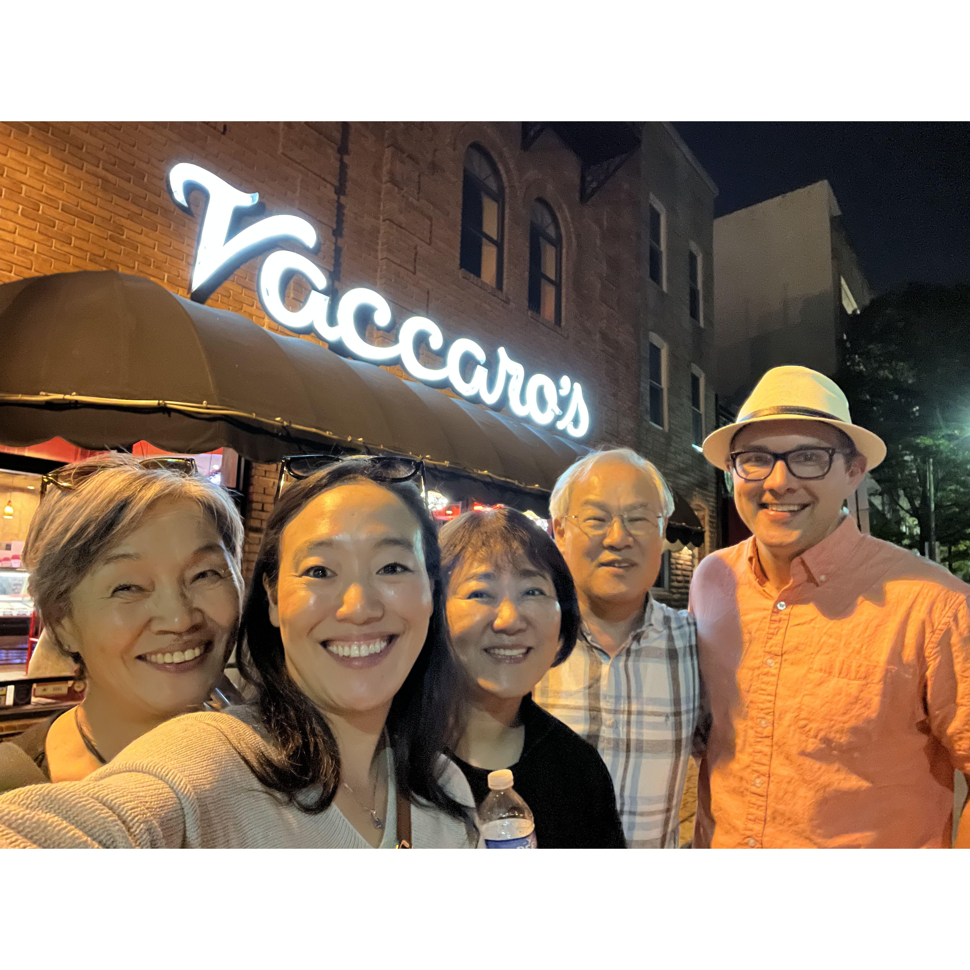 Favorite destination for our out of town family- with Uncle Chanwoo and his wife!