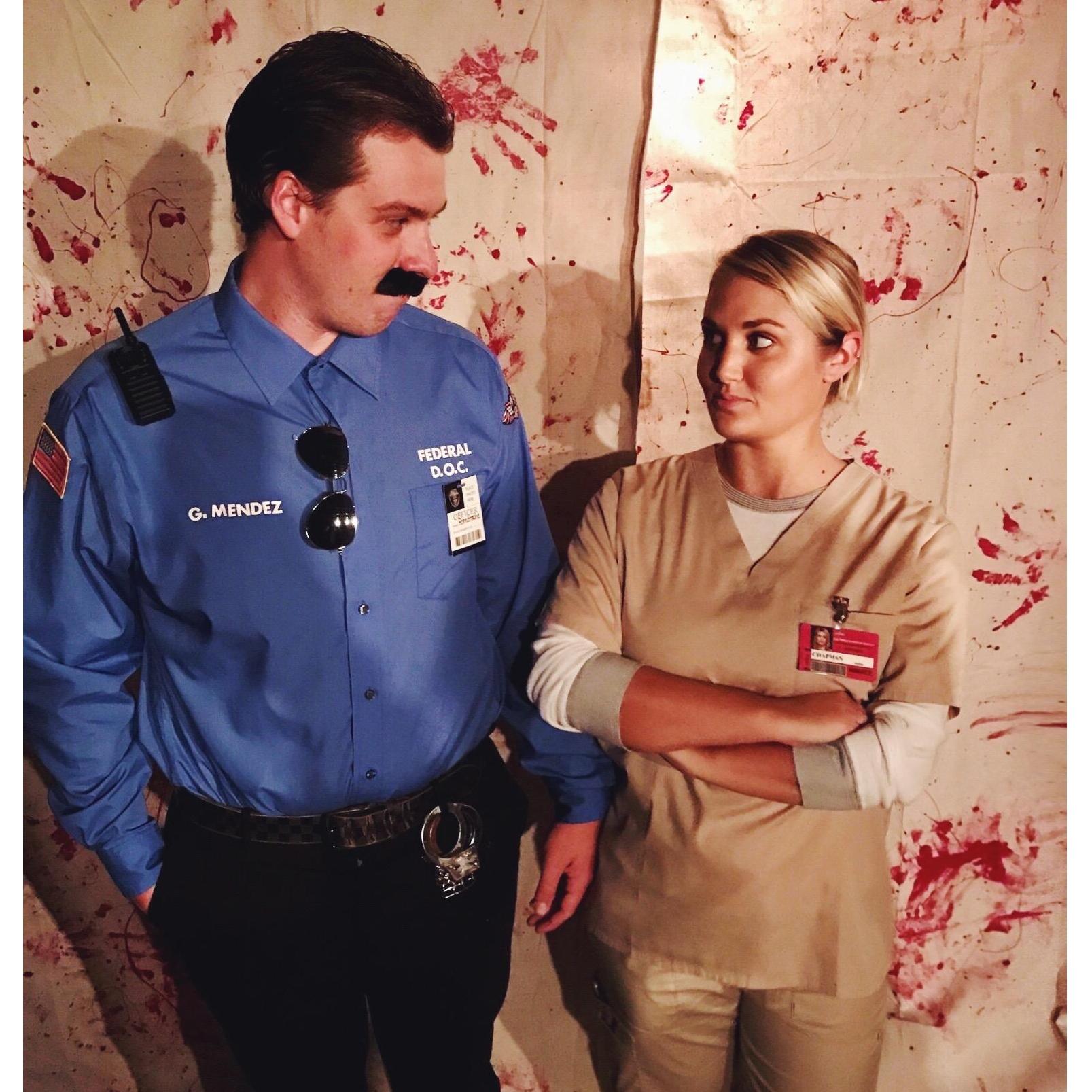 We've had a few good costumes over the years... our spin on "Orange Is The New Black"