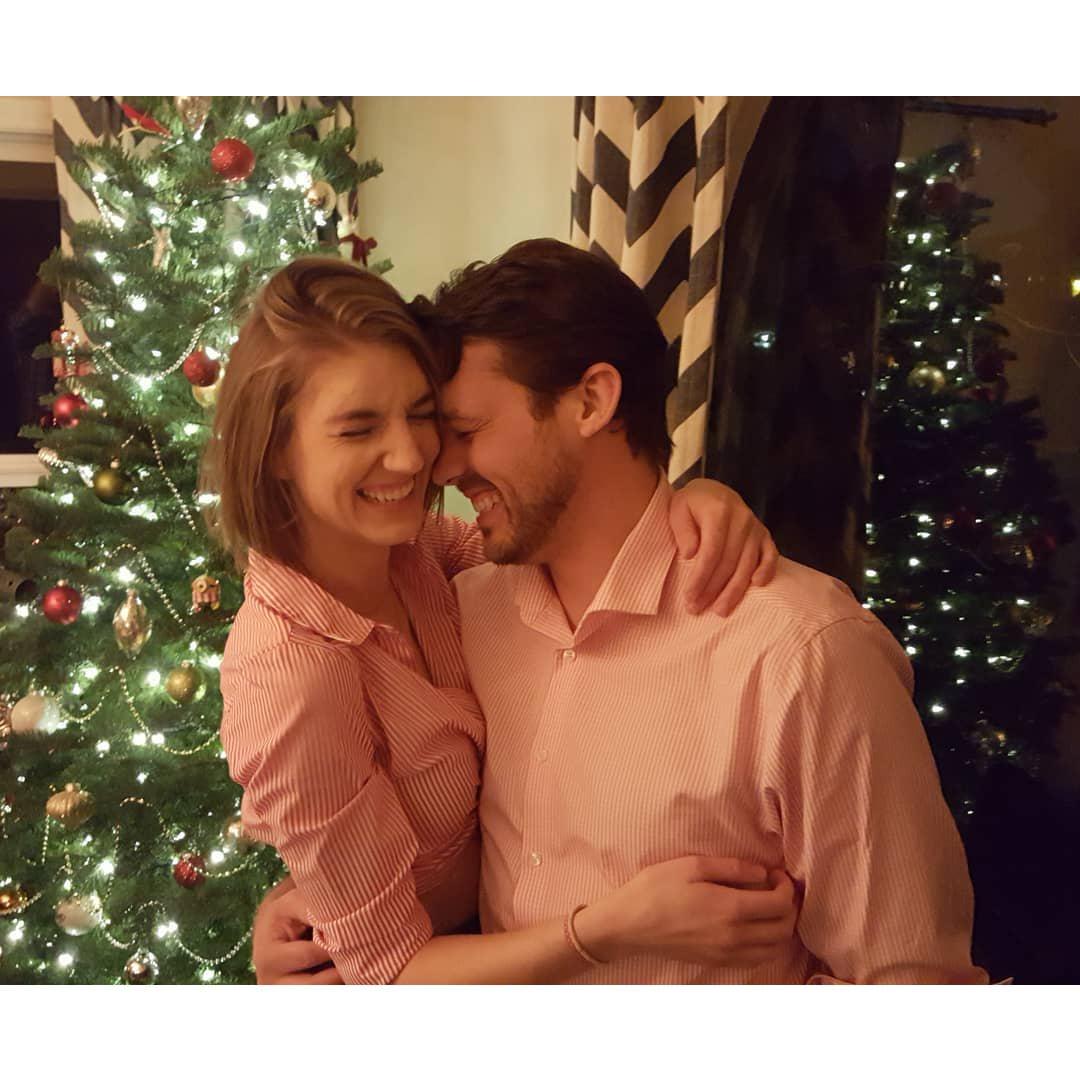 First Christmas together at Family Dinner at Seth's (taken by Chuck!)