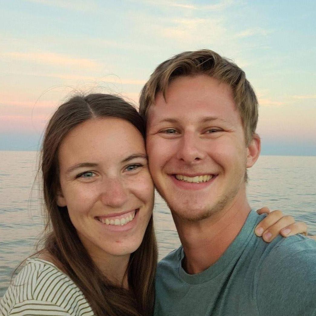 Lake Michigan picnic for our two-year anniversary