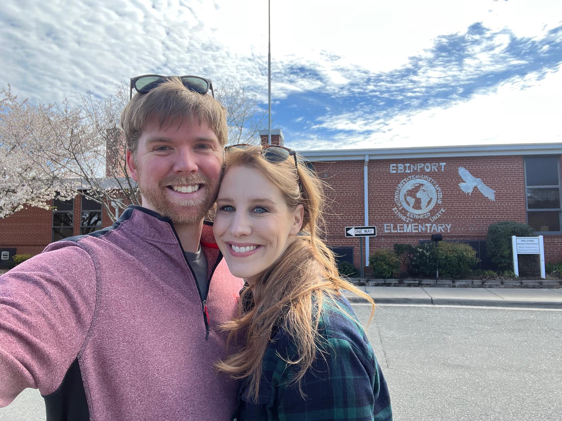 Outreach is a huge part of our lives. Earlier this year, we served a campus beautification event at a local elementary school.