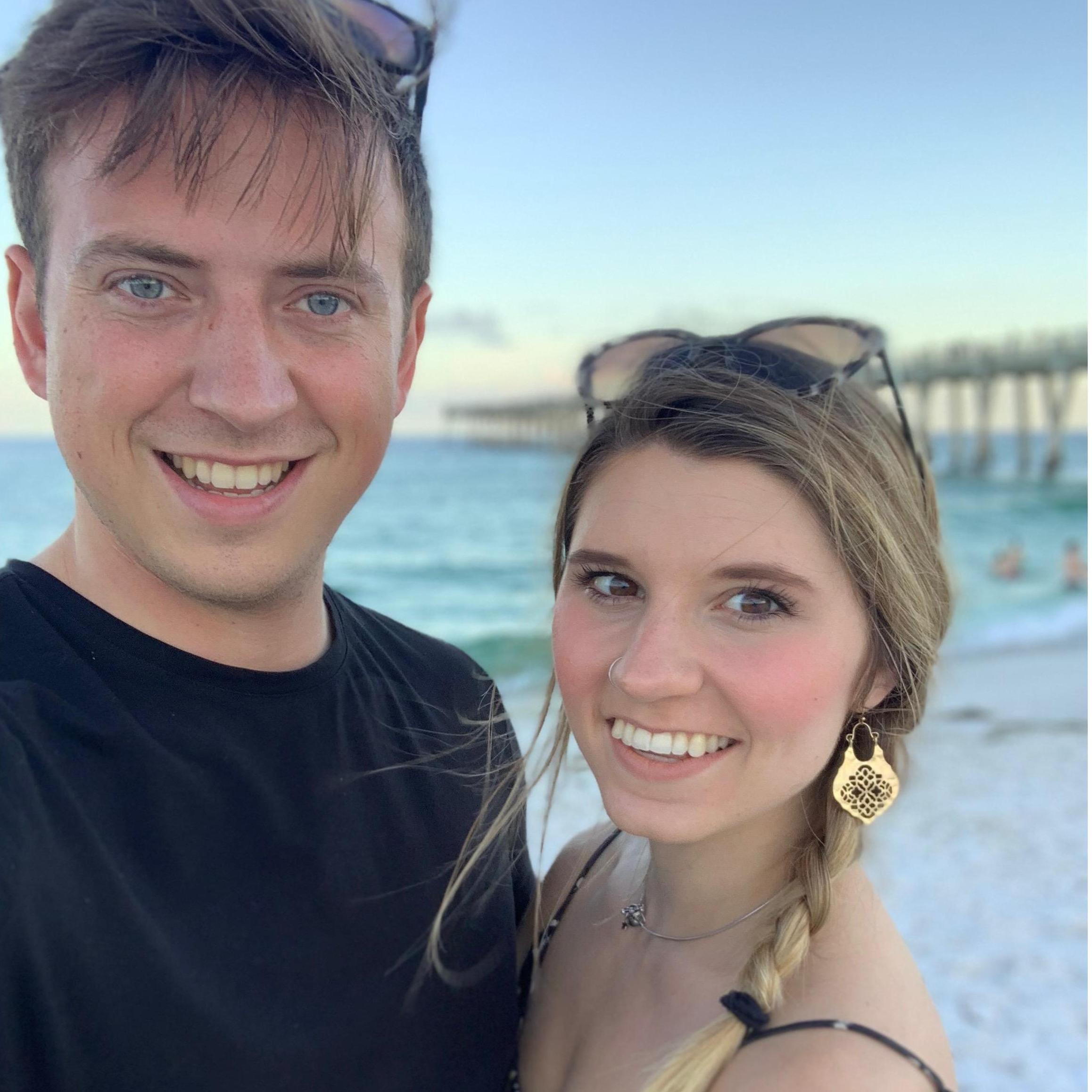 Our first vacation together! Down in Fort Walton Beach, Florida.