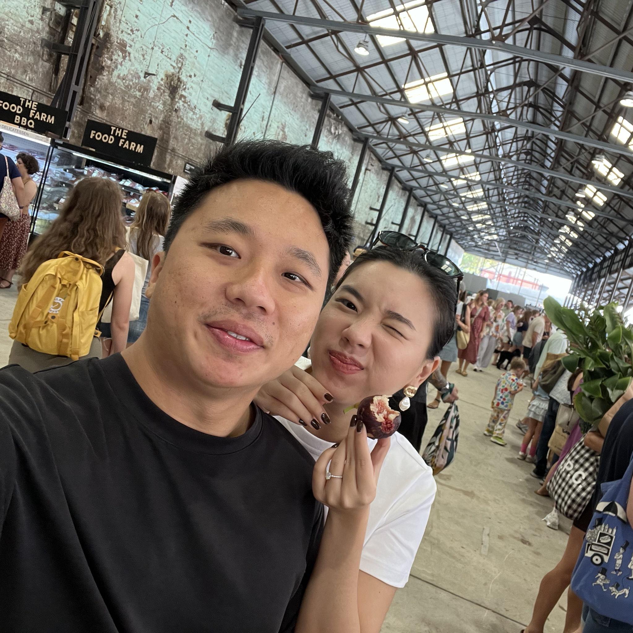 A usual weekend ritual at Carriageworks Farmers Market, with our favourite fruit, figs.