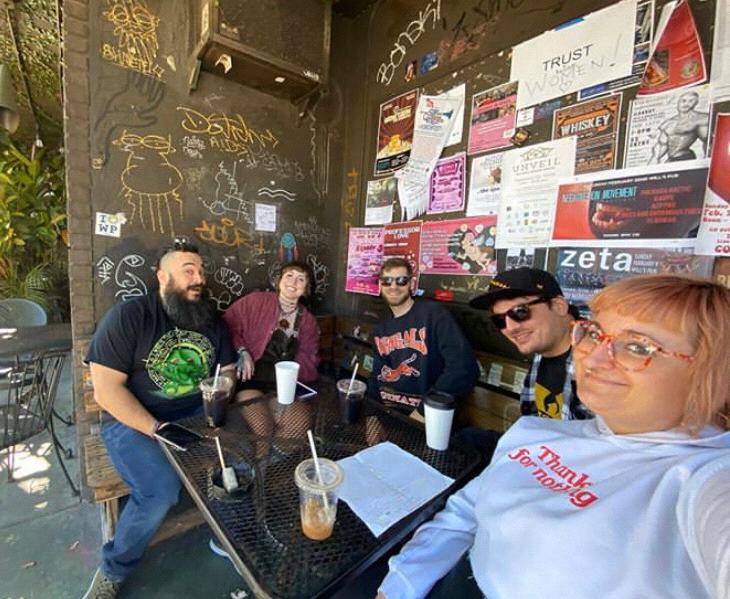 Orlando at Stardust (with Oscar, Maddie, & Trav)