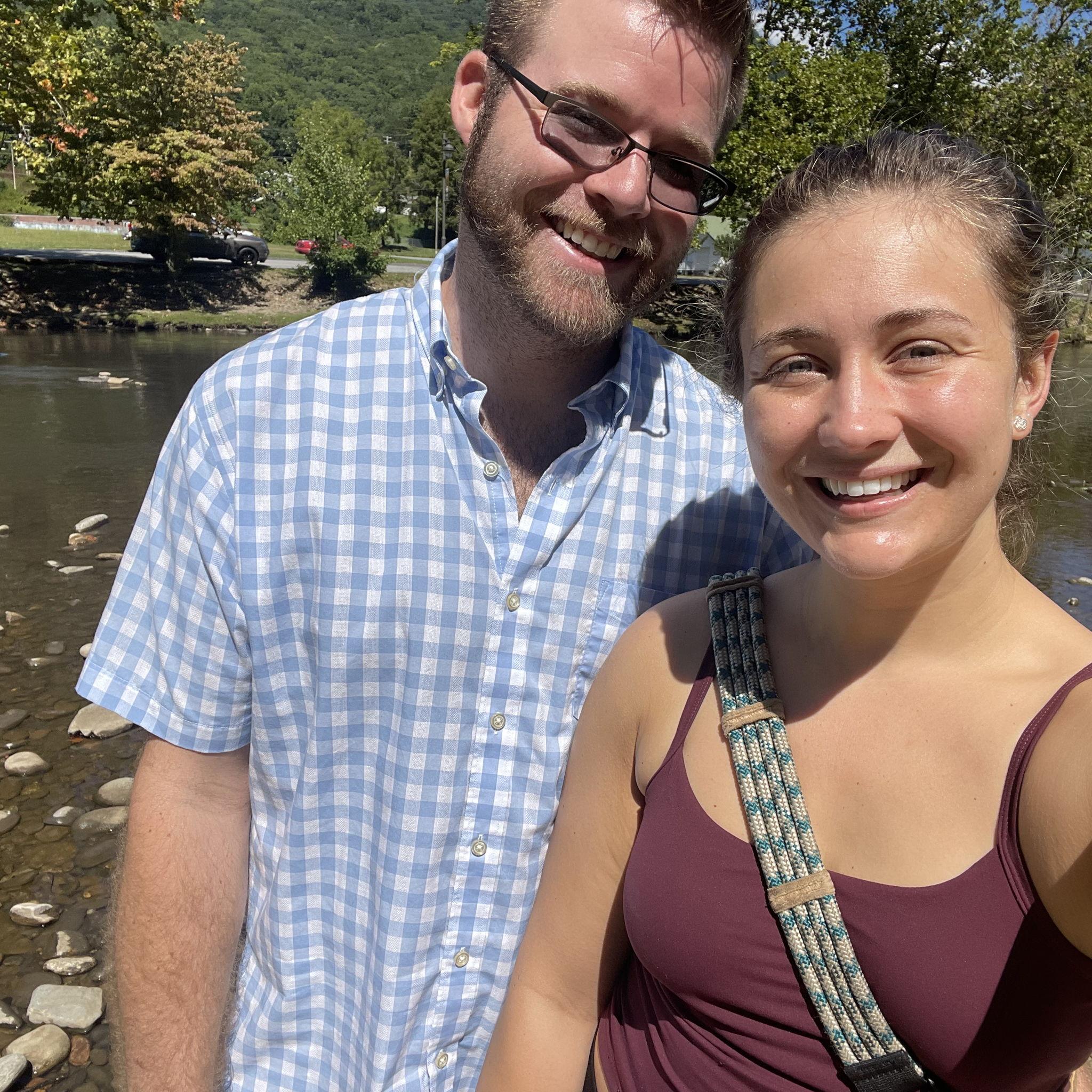 First hike to Abrahm's falls