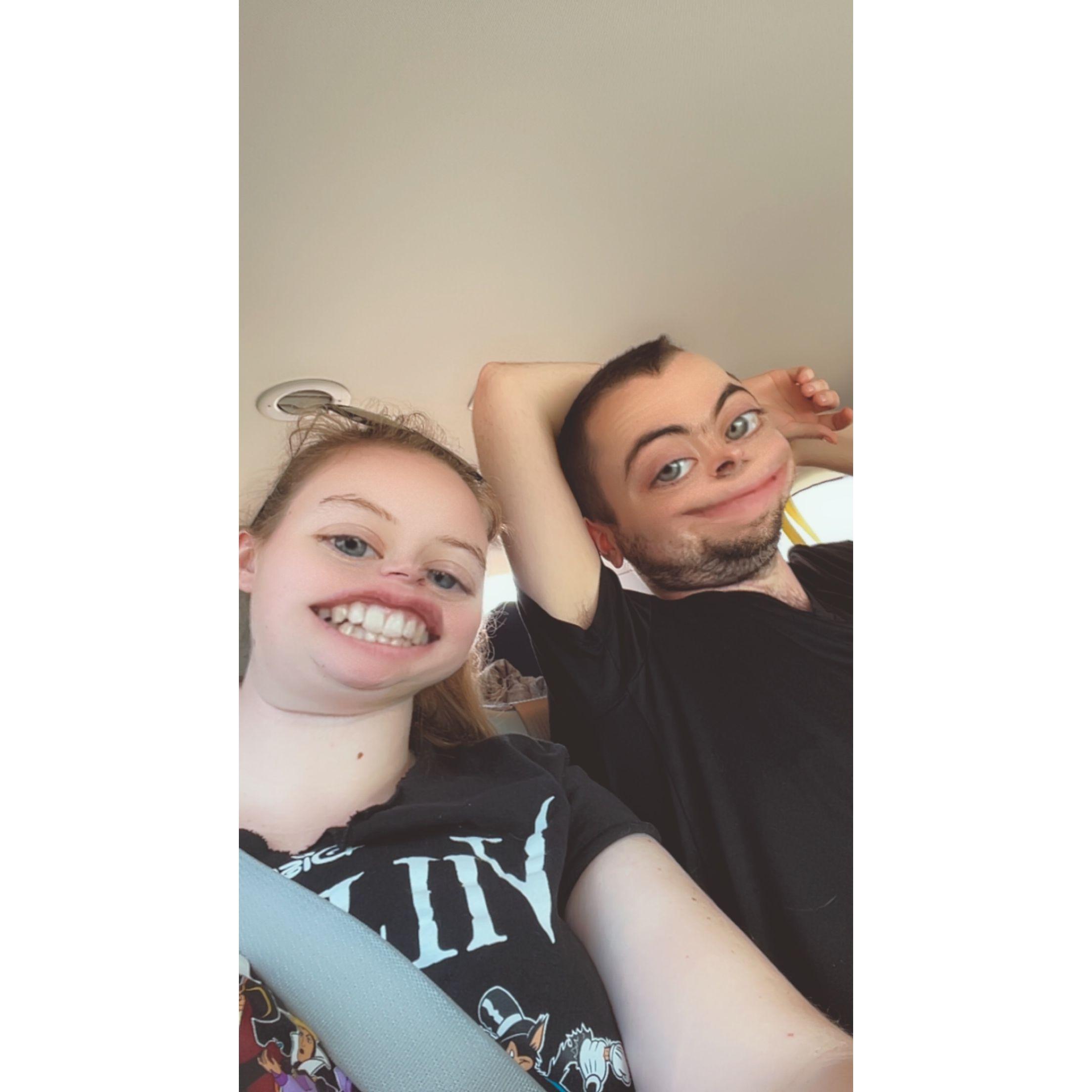 Being silly on Snapchat (8/30/24)