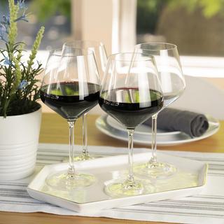 Style Burgundy Wine Glass, Set of 4