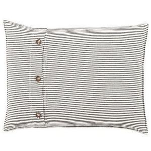 Wheaton Stripe Sham, Standard, Gray