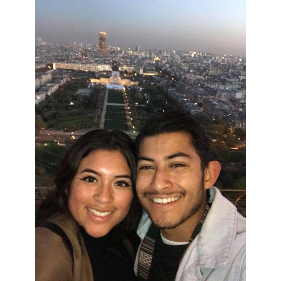 Top of the Eiffel Tower, Paris 2017