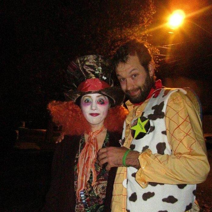 Turns out we both love Halloween ... ! October 2013