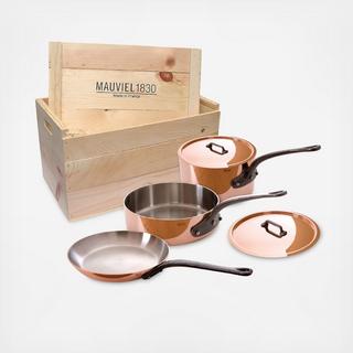 Crated Heritage Copper 5-Piece Cooking Set