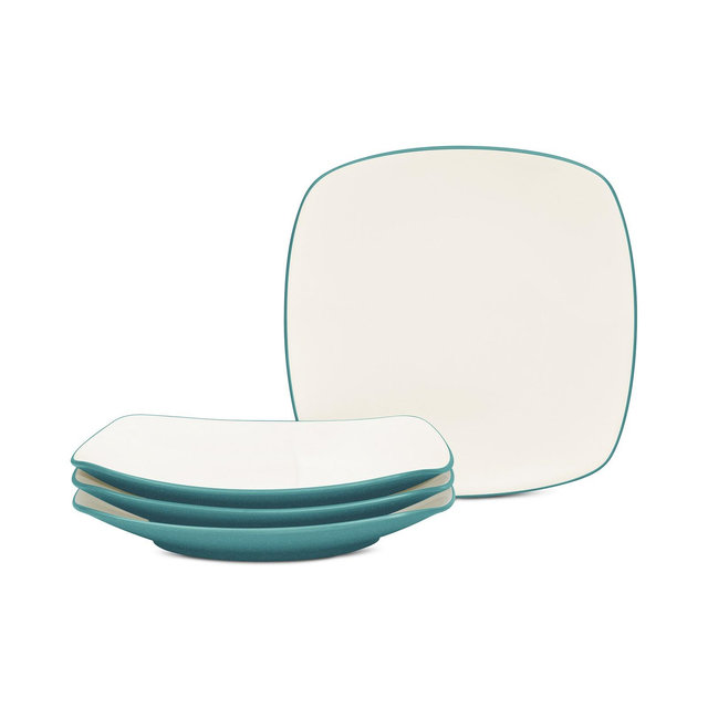 Noritake Colorwave Square Dinner Plates, Set of 4