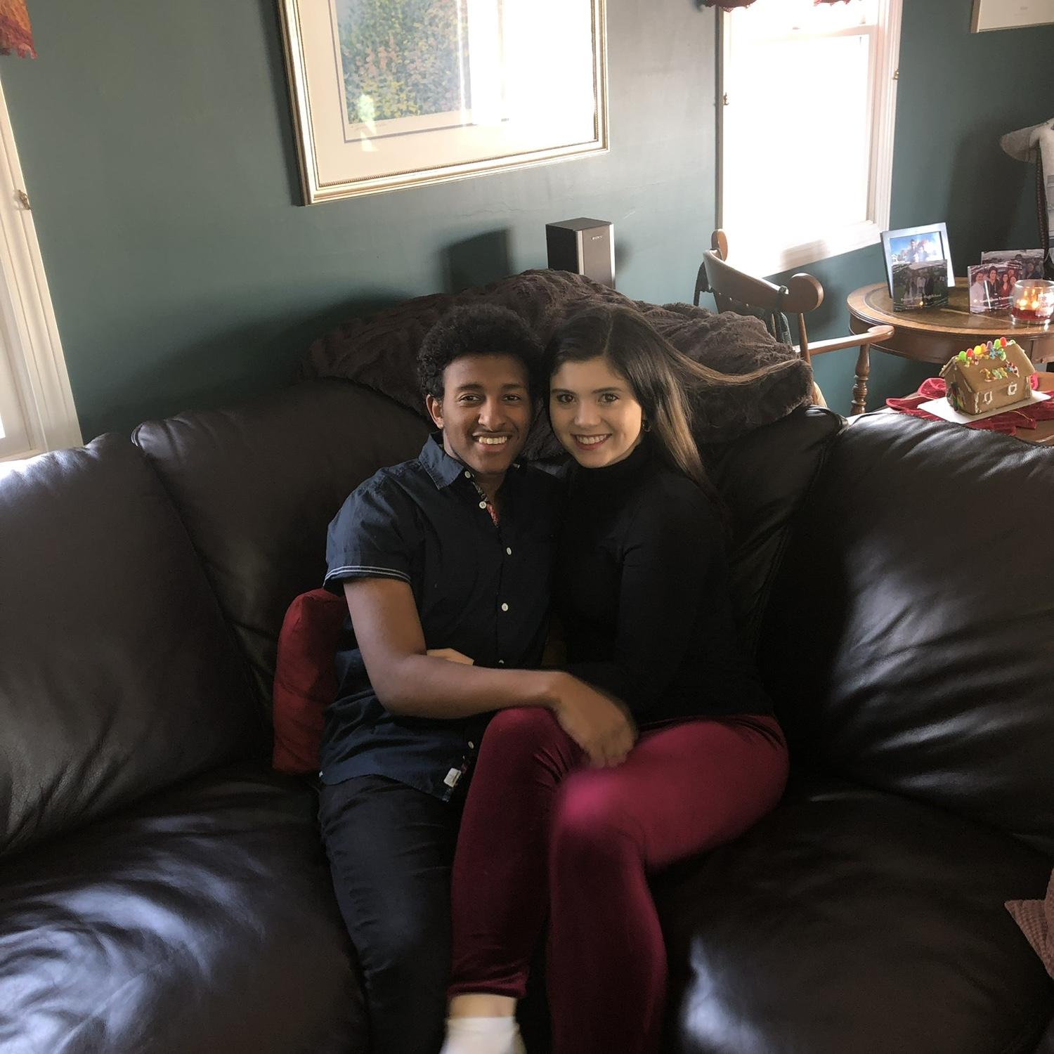Our first Christmas together. Just a few weeks earlier, we were doing 4 months of long distance between Boston and Florence, Italy! 2019