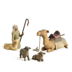 Willow Tree Nativity, Shepherd and Stable Animals