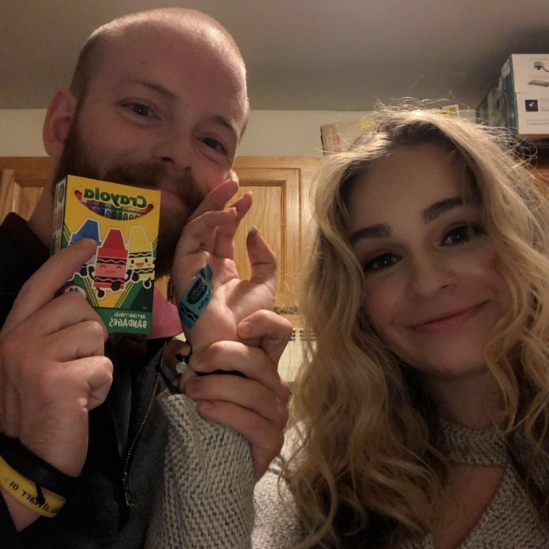 Needed to buy band-aids after a date at Melting Pot as Rachael stabbed herself with a fondue fork 😂