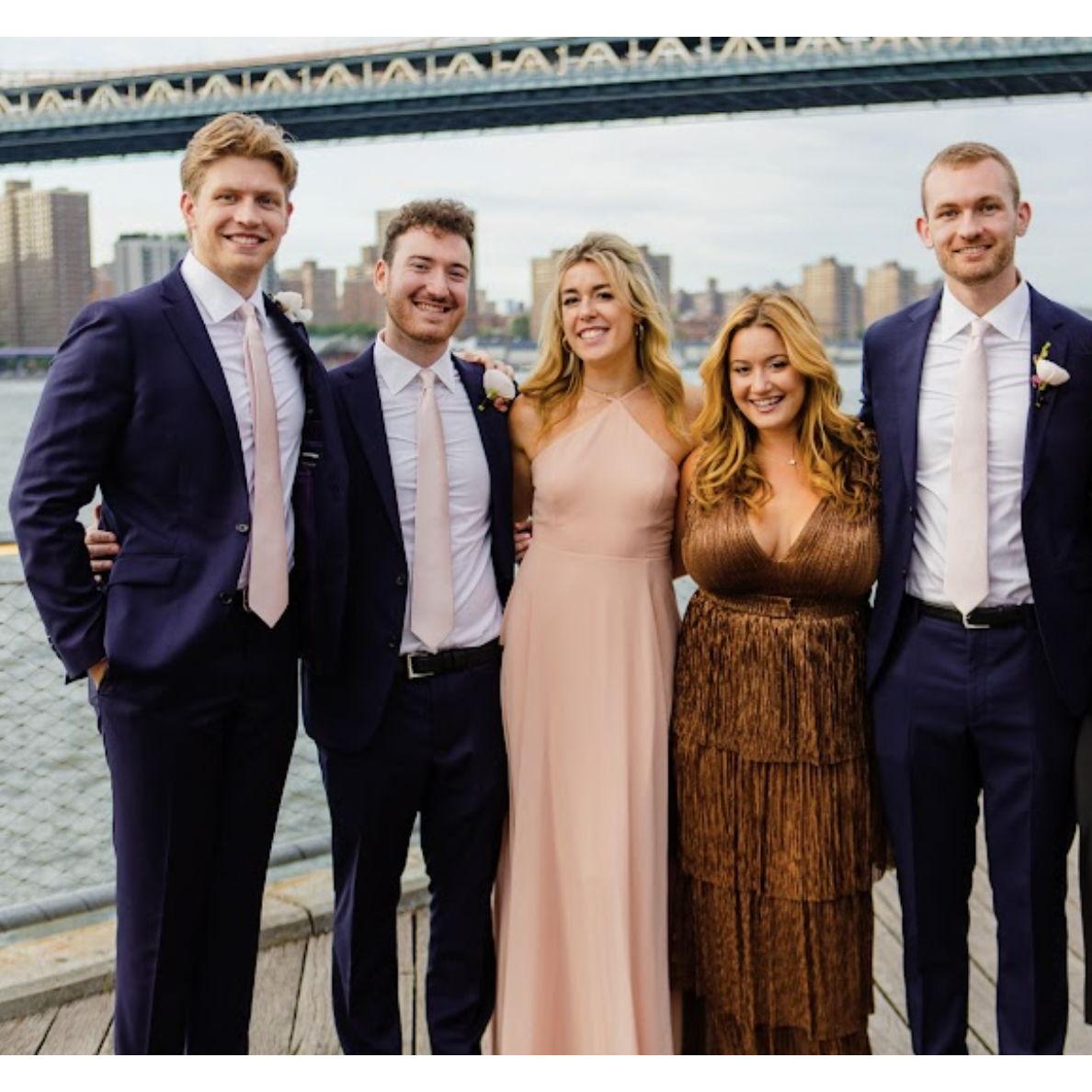 With the siblings at Sophia and Michael's wedding, June 2022.