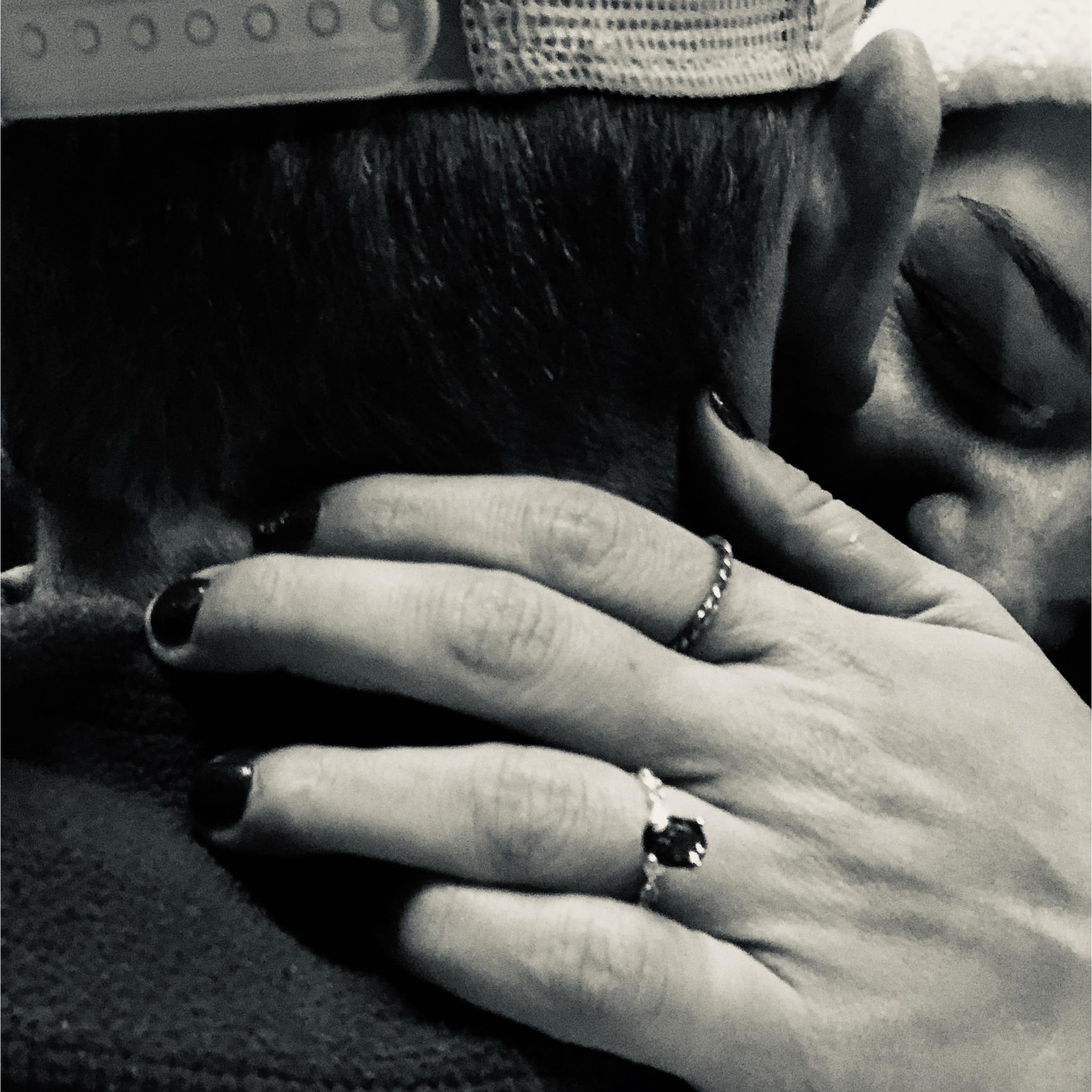 Right after he proposed<3