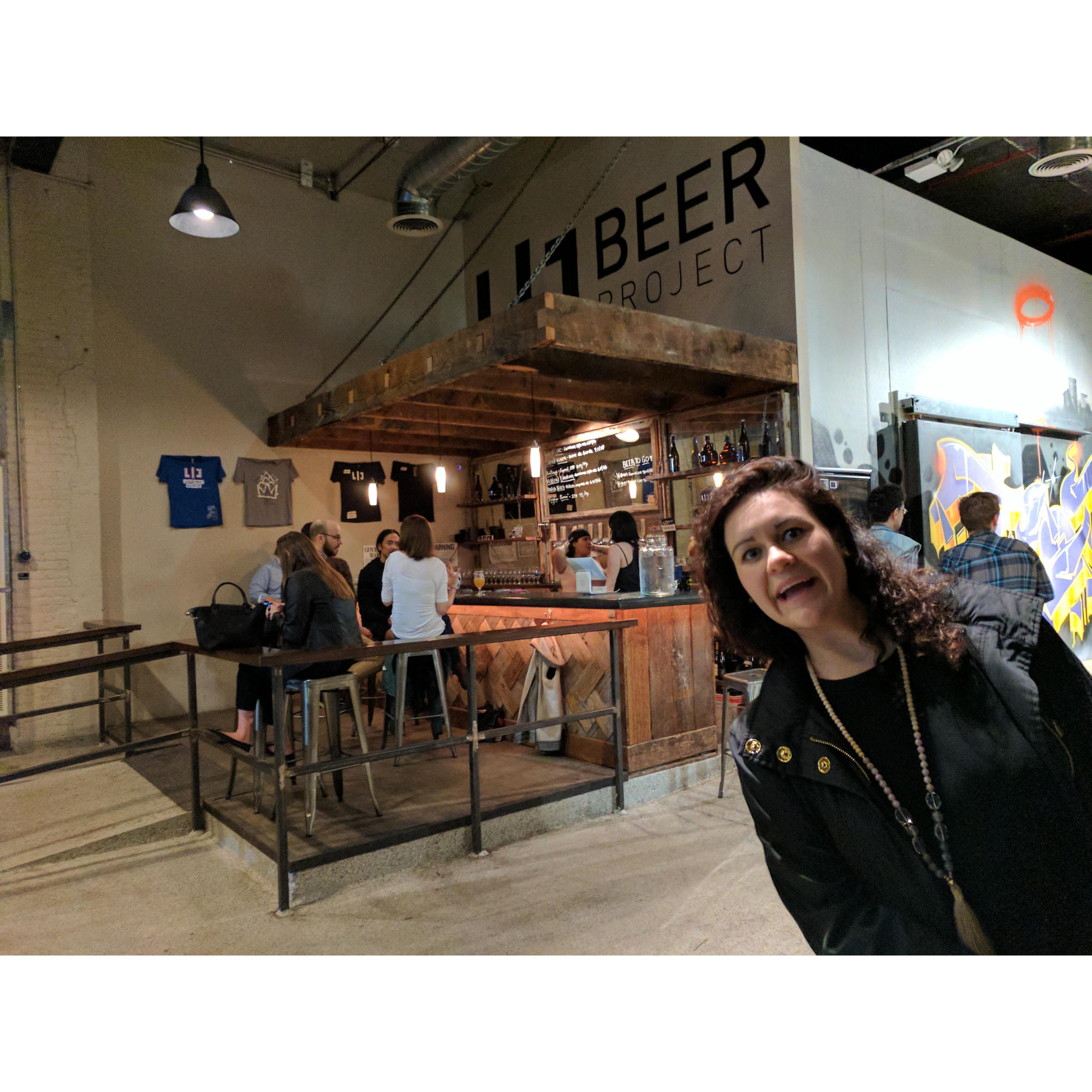 Surprise Date! To LIC for some brewery hopping and blue grass music.