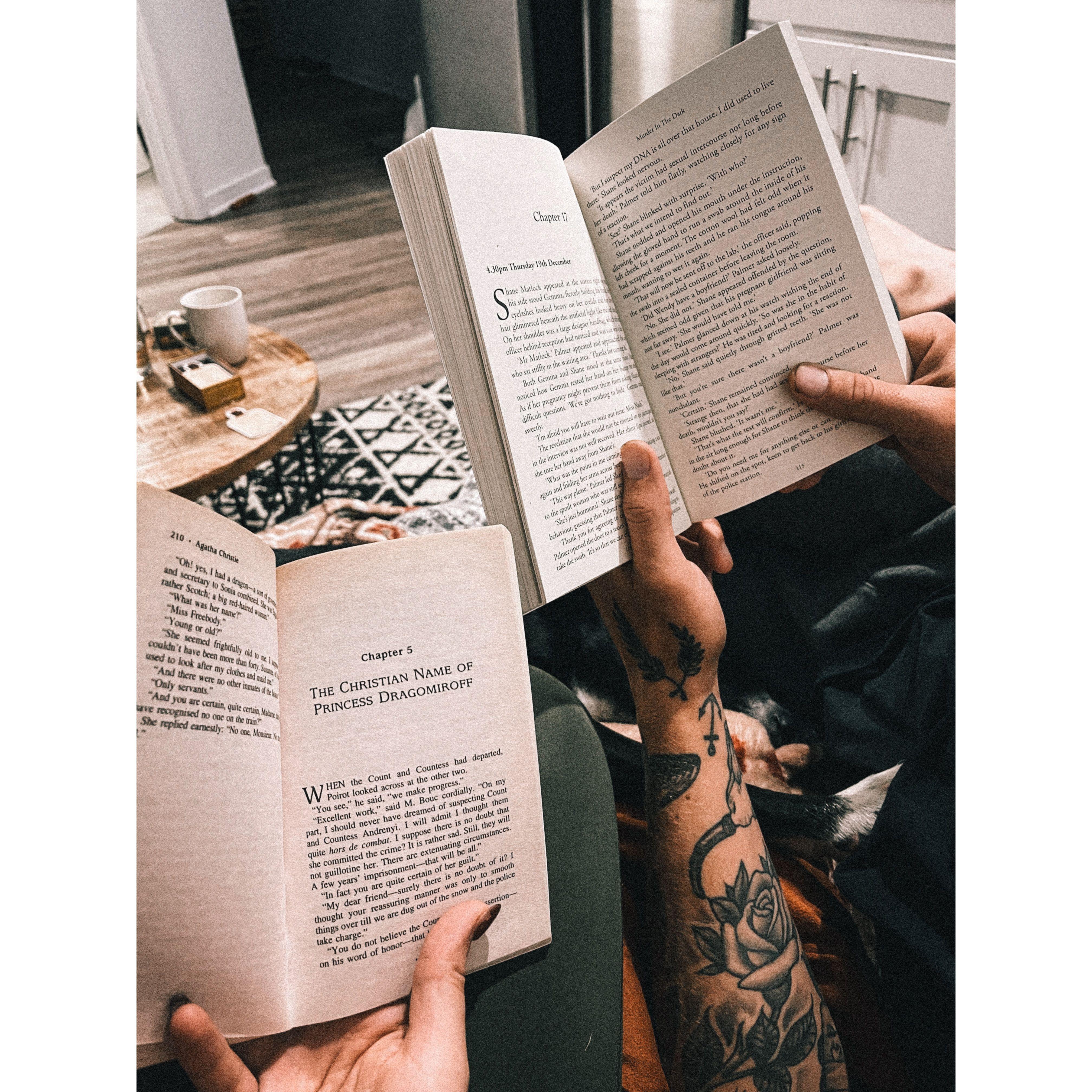 Kaitlin got Nick to read!