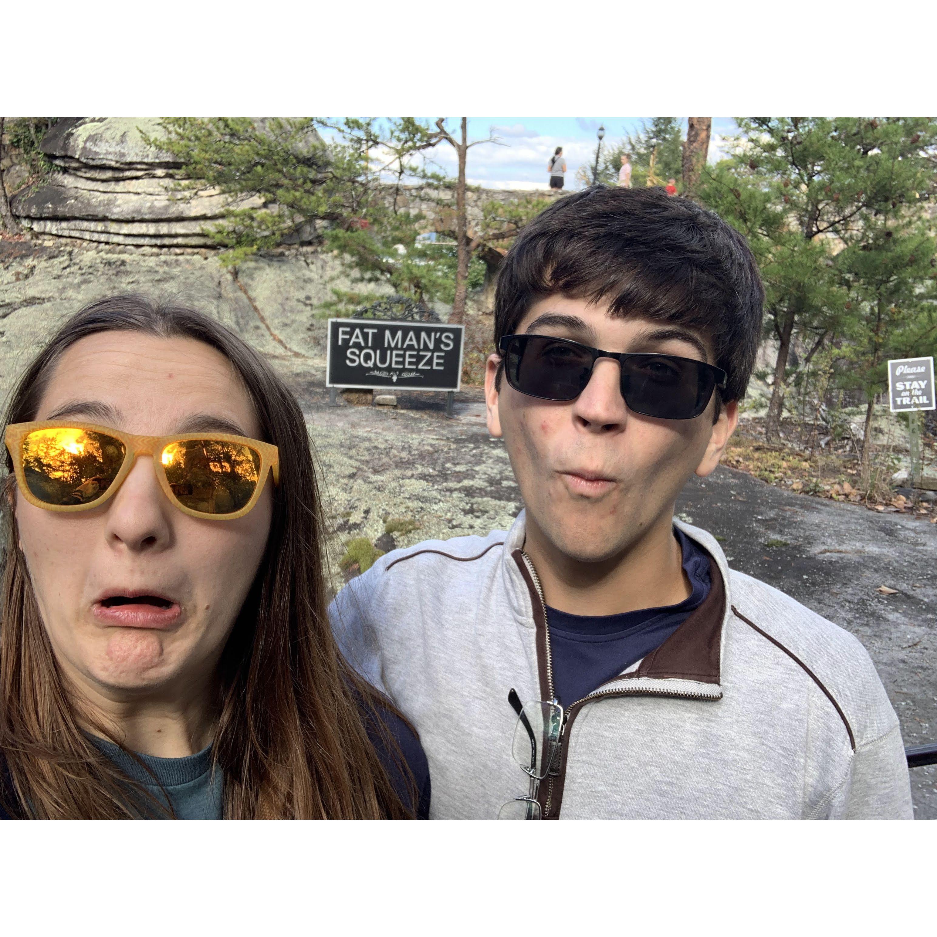 Fat Man's Squeeze near Rock City!