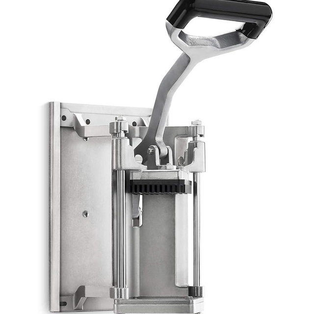 New Star Foodservice 1028966 Extra Heavy Duty French Fry Cutter 1/4" with Wall Bracket, Fixed Counter or Wall Mount Silver
